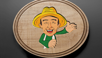 <b>农林畜牧业农产品品牌设计卡通农民logo设计</b>